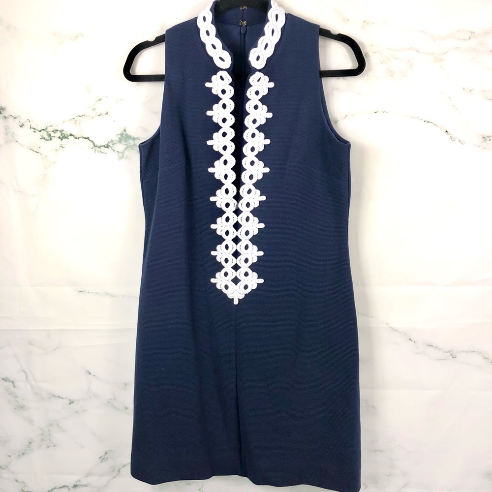LILLY PULITZER Callista High Collar Shift Dress - Picture 5 of 11